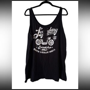 Vintage by torrid motorcycle slub Tank Top,size 3